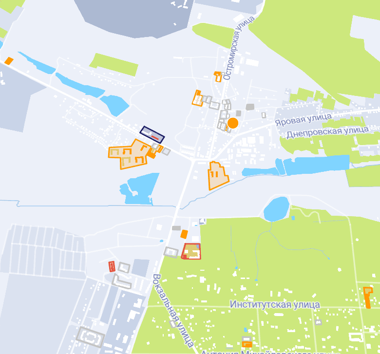 Карта розташування ЖК Гостомель